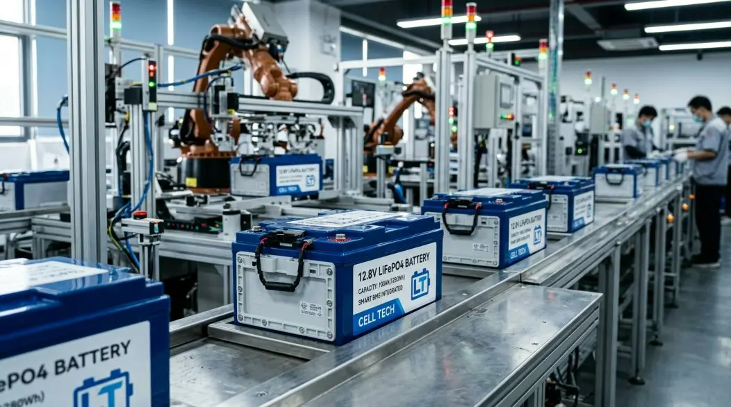 Førende 12,8V LiFePO4-batterifabrik i Kina: Fremskridt med smart kommunal belysning og 2026 EU-batteripas-overholdelse